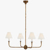 Piaf Grande Modern Industrial Metal Chandelier