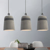 Nordic Cement Hemp Rope Pendant Lamp