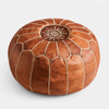 brown Moroccan pouf product view