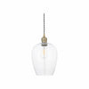 Clarione Height-Adjustable Glass Pendant Light - Classic Art Deco Light
