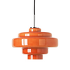 Koloro Elegant Retro Glass Pendant Light – Adjustable Length for Living Room & Hallway