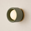 Cerova porcelain sconce, style A, green