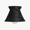 Wickara Woven Organic Silhouette Ceiling Light - Rattan Boho Style for Living Room