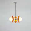 Modern Skateboard Shape Chandelier