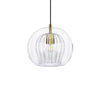 Modern Pleated Glass Pendant Light