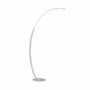 Lirra Minimal Curved Floor Lamp – Elegant Metal Accent for Living Spaces