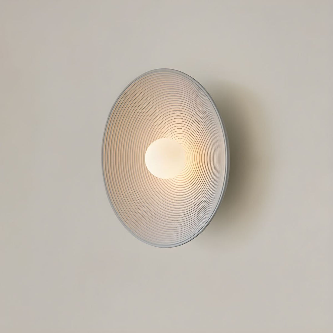 Retro Wabi Sabi Style Round Wall Light For Bedroom