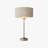 Tela 1‑Light and 3‑Light Table Lamp – Modern Linen & Metal for Bedside or Living Room