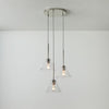 Conica 3-Light Cone Chandelier - Sculptural Glass Pendant Lighting Modern Style
