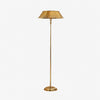 Auriglow Enameled Brass Perforated Floor Lamp - Space Age Style - Home Decor