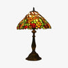 TF Sorenia Elegant Stained Glass Lamp - Handcrafted Tiffany Table Light for Home Interiors