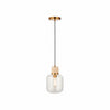 Korlisse Natural Stone and Glass Pendant Light – Stylish Lamp for Lounge or Living Room