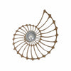 Spiralyn Nautilus Shell Silhouette Modern Wall Lamp - Lighting for Living Room
