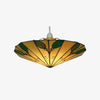 TF Harken Tiffany Style Leaf Pendant Shade Stained Glass Lamp Shade for Living Room and Bedroom