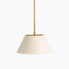 Foldray Leather Pendant - Scallop Warm Light for Bedroom & Hallway