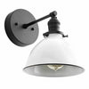 Conique Metal Wall Sconce - White Metal Shade - Industrial Modern Lighting
