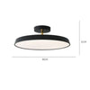 Macaron Aluminum Ultra-thin Luminaire Chandelier