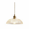 Velaris Ribbed Spiral Pendant Light - Domed Silhouette Ceiling Fixture for Modern Interior