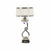 Talonis Decorative Crystal Table Lamp – Curved Metal Style for Home Interiors