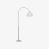 Aethervox Mid-Century Modern Arch Floor Lamp - Metal Design with Marble Accents for Living Room