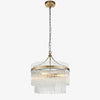 RibGlow Pendant Light – Trio Pendant with Elegant Glass Rods for Dining or Hallway