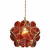FloriVitre Pendant Light with Petal Silhouette - Vintage Style Lighting for Home Spaces