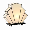Kelsar Classic Stained Glass Table Lamp – Hand Cut Stained Glass Art Deco Table Lamp for Living Room or Bedroom