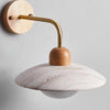 Modern Design Disc Travertine Wall Light
