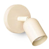 Cream Barrel Gimbal Head Wall Sconce