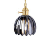 Japanese Retro Glass Flower Pendant Light