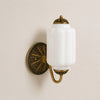Vintage Milk Glass Sconce - Bedside Cream Eloise Wall Sconce