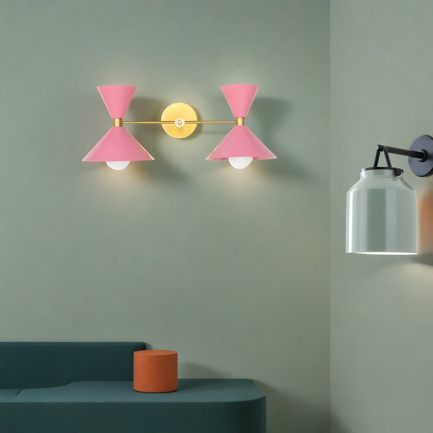 Funnels Colored Wall Lamps