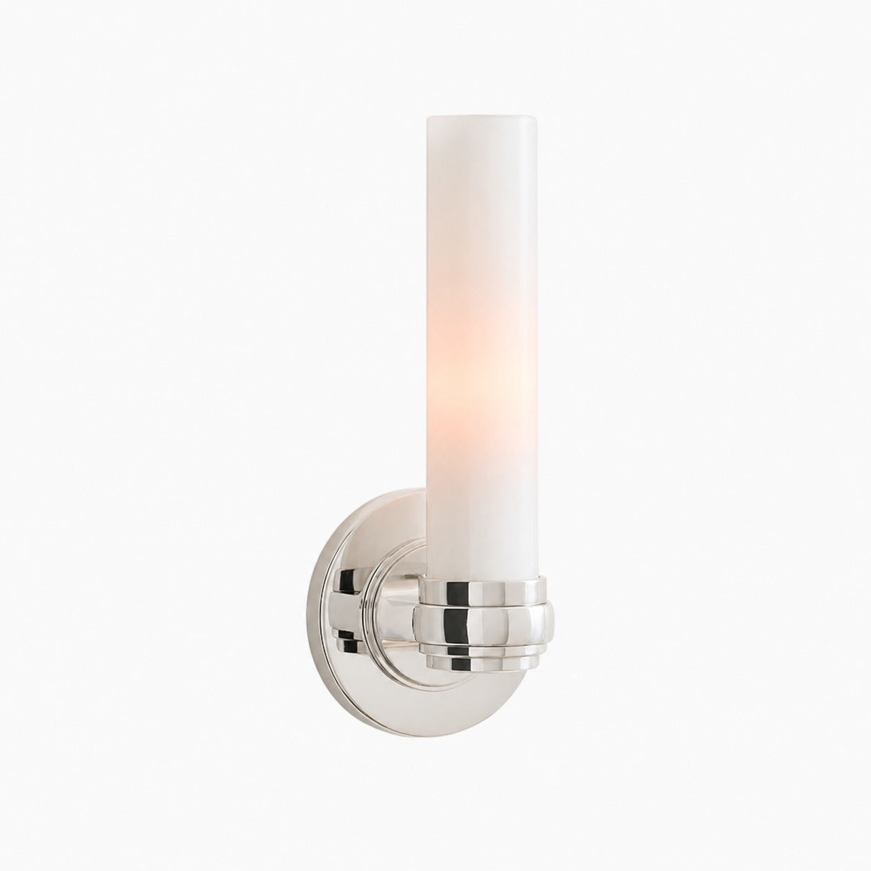 Roven Modern Wall Sconce Inspired with Glass Cylinder Shade - Versatile Accent For Living Room