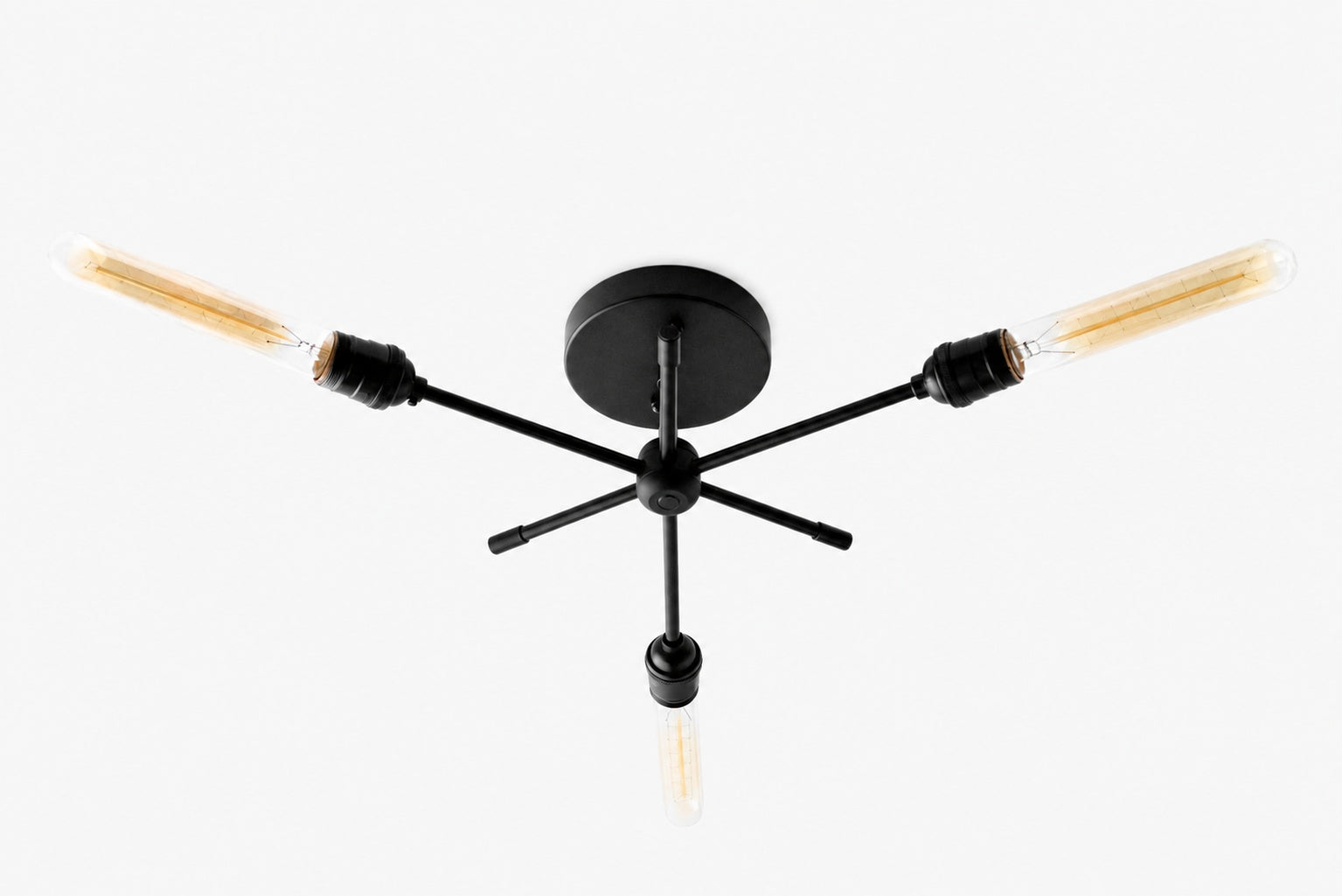 Mobilux Line Industrial Chandelier - Modern Ceiling Light Fixture for Home