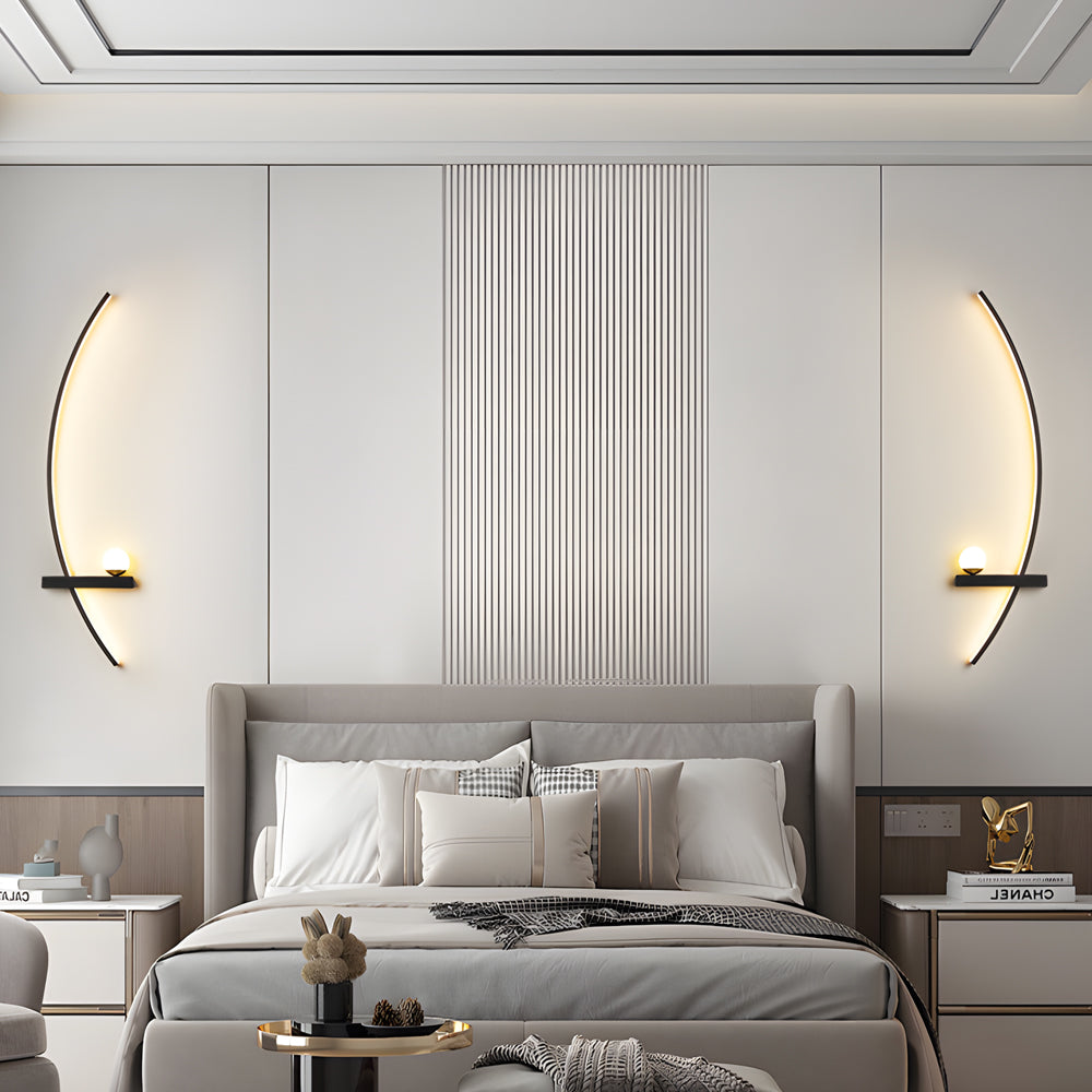 21'' Curved Strip 3 Step Dimming LED Wall Sconce