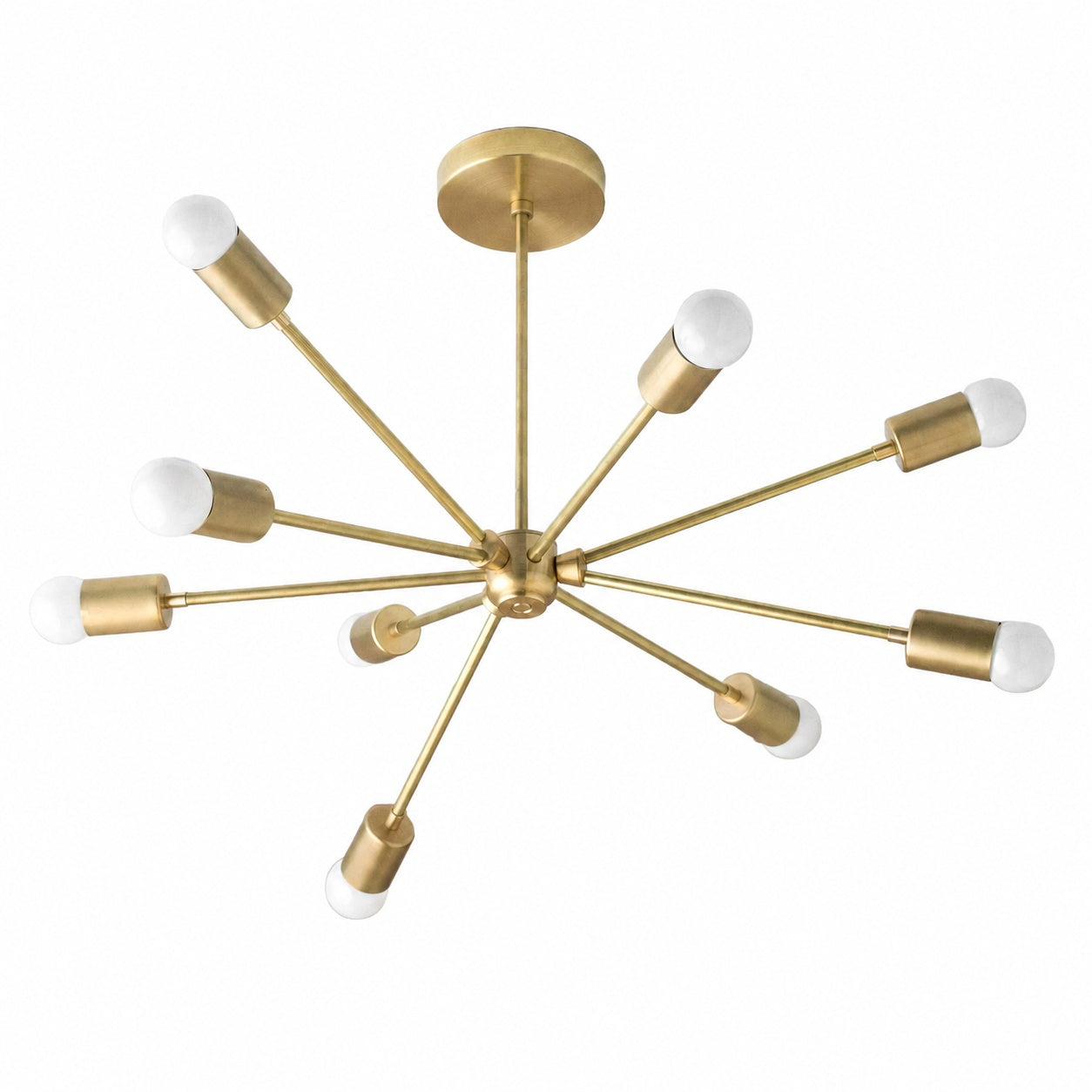 Mobilux Line Modern Chandelier - Mid Century Ceiling Light Fixture