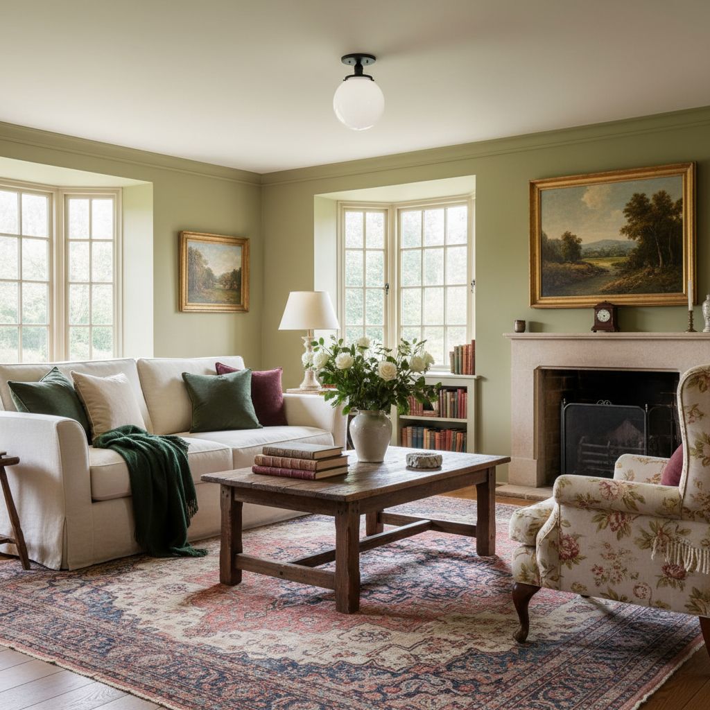 Glorica Glass Mid Century Semi Flush Ceiling Light - White Opal Glass Globe Fixture