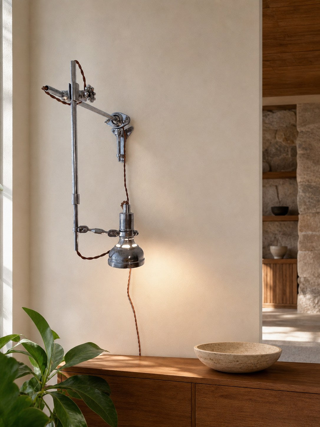 Ralph Rocker Arm Plug-in Wall Lamp
