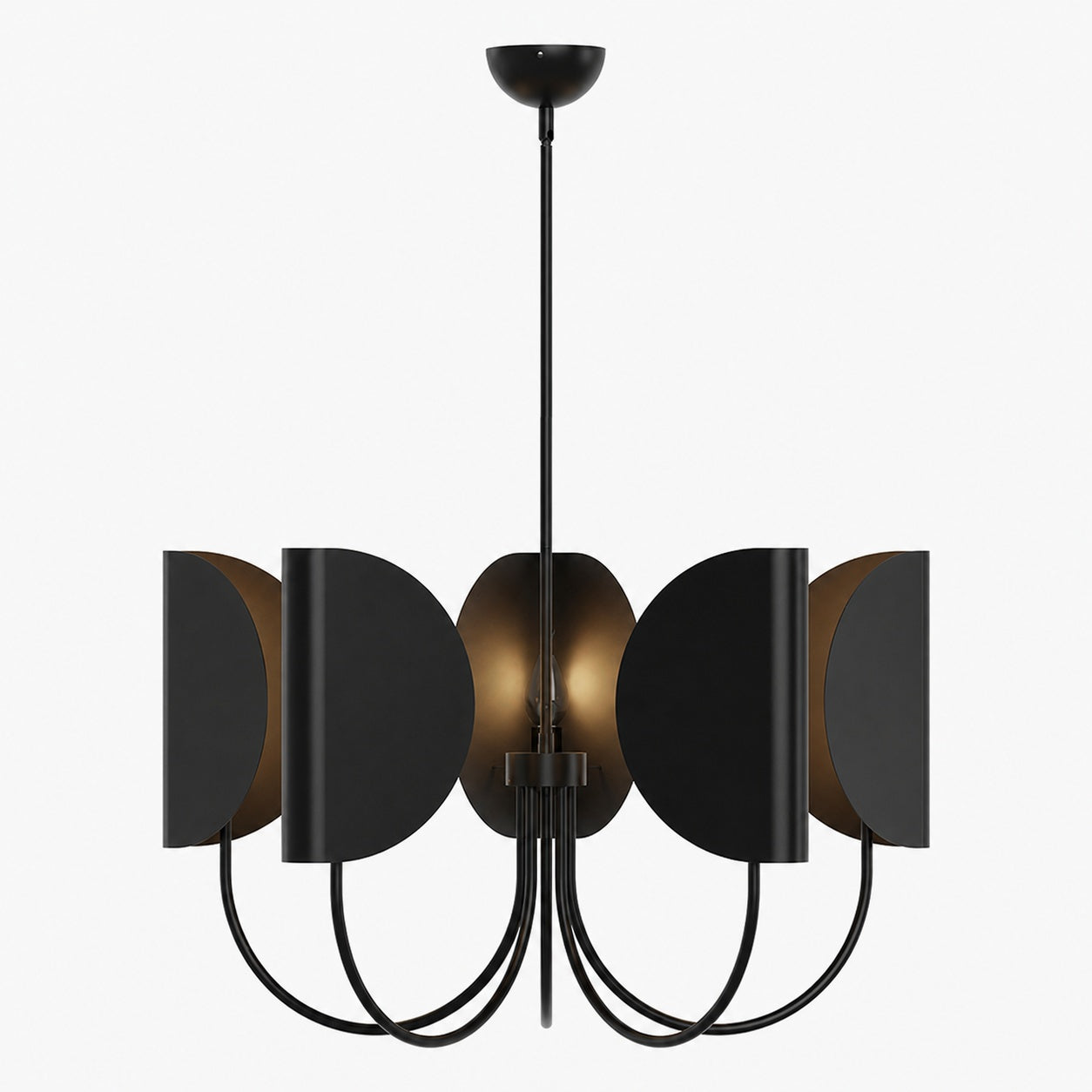 Leaf Brass Chandelier