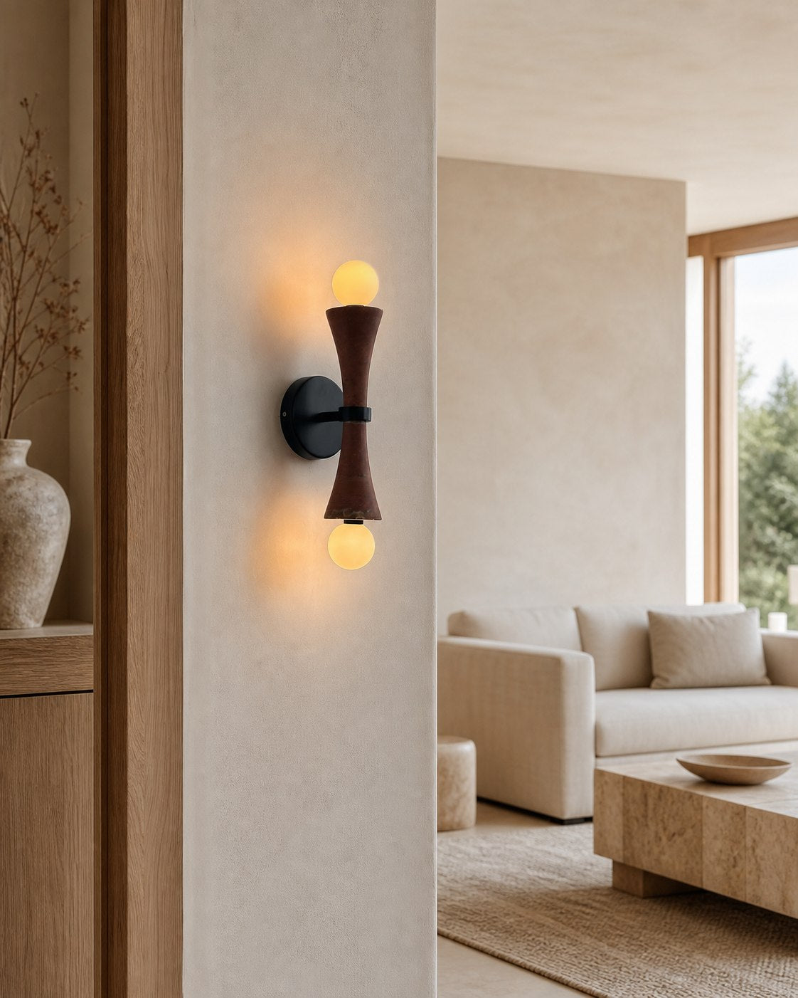 Modern Linear Wall Lamp – Minimalist LED Sconce for Bedroom Living Room Hallway