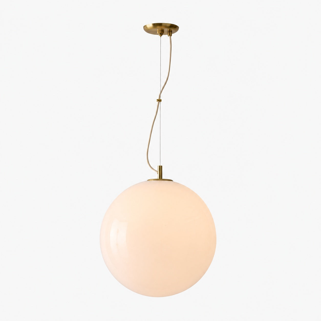 Lumivelle Minimalist Glass Pendant – Adjustable Height Dimmable Design