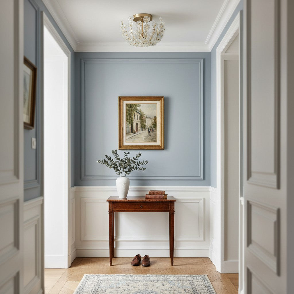 Petala Artistic Metal Semi Flush Ceiling Lamp – Statement Glass Fixture for Home Interiors