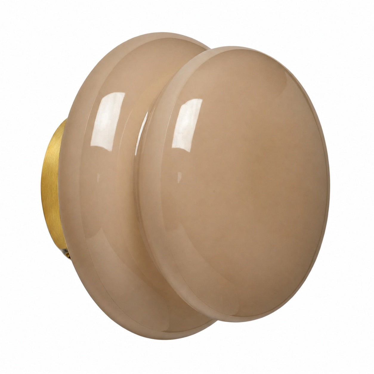 Orra Vintage Opal Glass Wall Lamp - Classic Round Sconce for Living Room