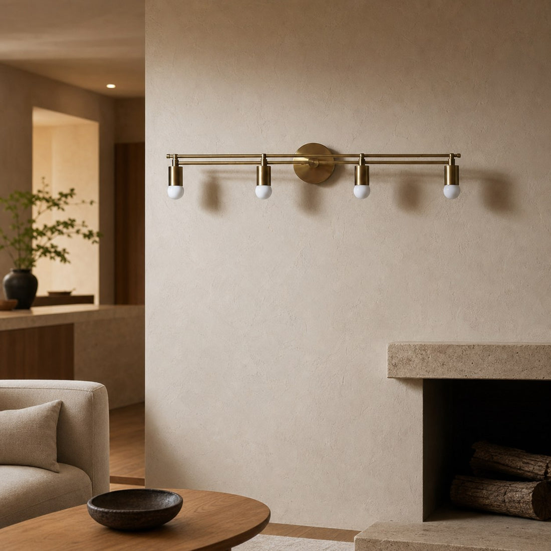 Mobilux Line Modern Vanity Light - Bathroom Wall Fixture in Art Deco Style