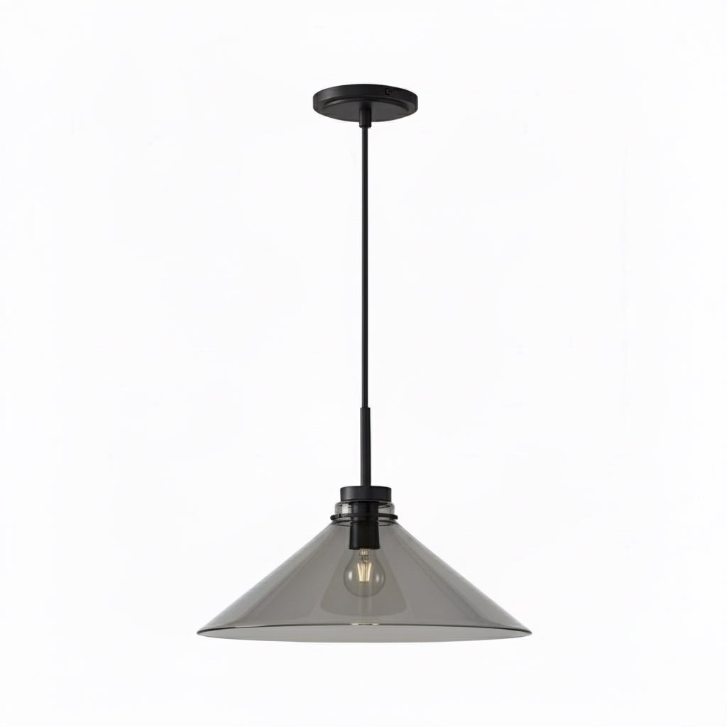 Aurenza Modern Farmhouse Pendant Light - Adjustable Shade for Warm Ambiance