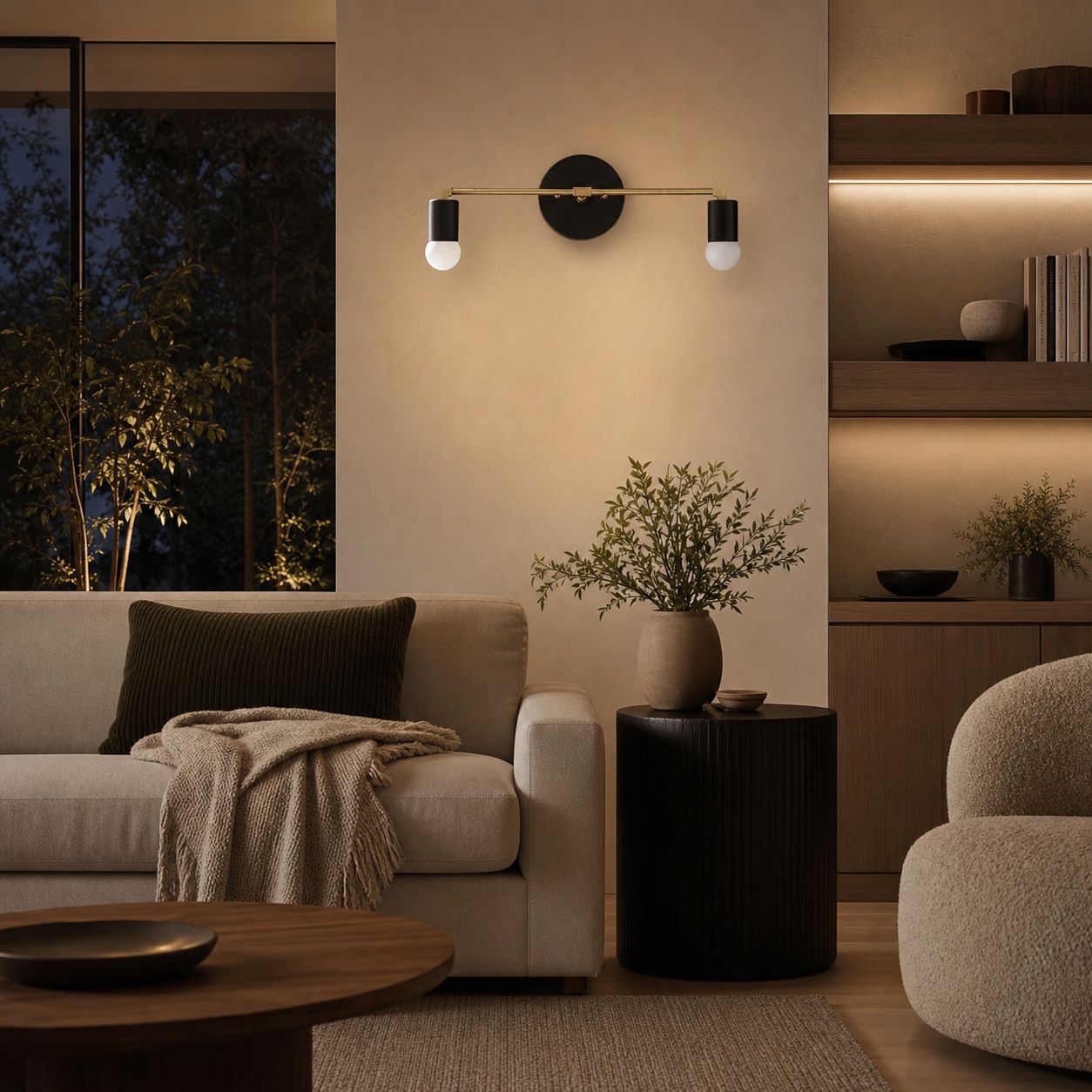 Mobilux Line industrial Bathroom Vanity Light - Minimalist Wall Sconce - Elegant Fixture