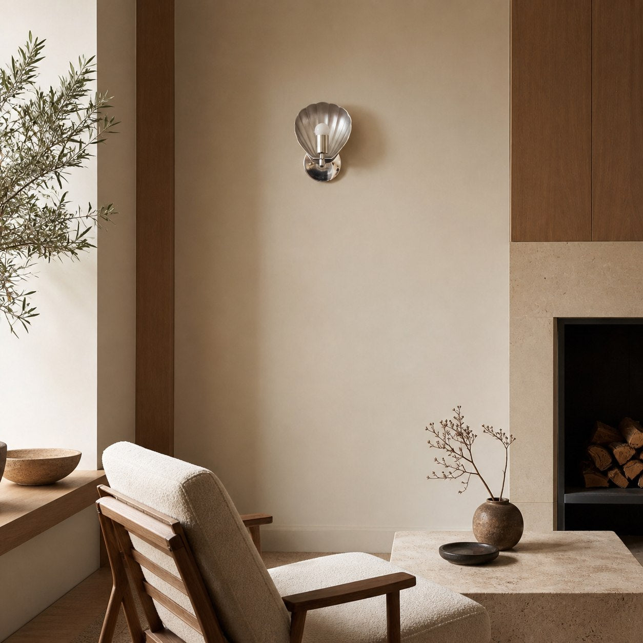 Ornato Luxe Deco Brass Wall Light - Multiple Finishes Available