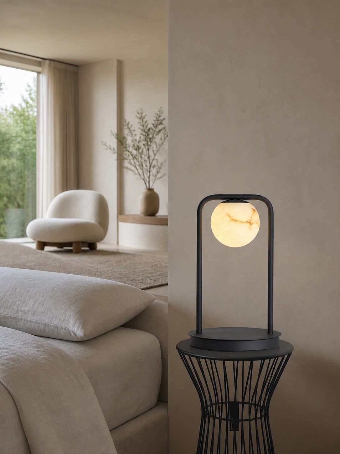 Tribeca Alabaster Table Lamp