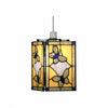 TF Butterfly Pendant Lamp — Artistic Stained Glass Pendant Light for Living Room or Bedroom