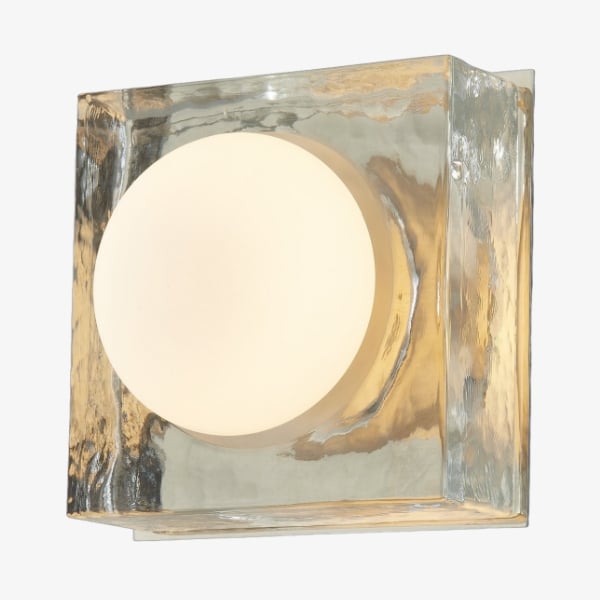 Vellaro Wall Sconce Glass and Metal Design - Timeless Style for Kitchen and Office Lighting